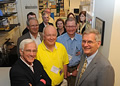 ASTAR judges get a guided tour of the NIH Intramural Sequencing Center by Sequencing Group Director Robert Blakesley, Ph.D., right foreground.