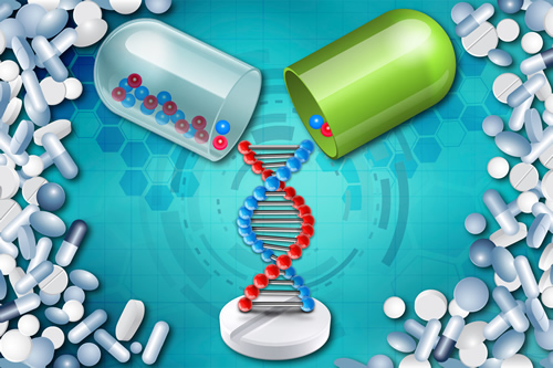 Drugs and DNA double helix