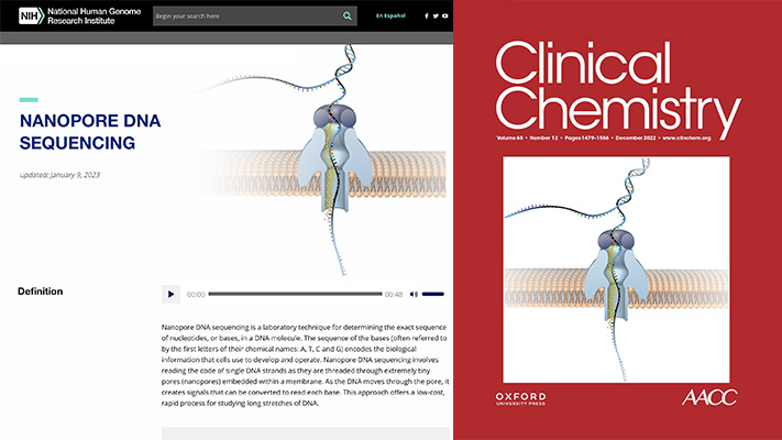 Nanopore DNA Sequencing Talking Glossary image on Journal of Clinical Chemistry 