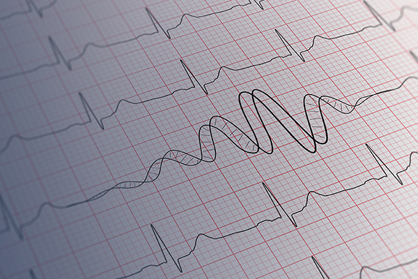 ECG reading with DNA