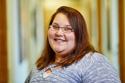 2017-2018 NHGRI-ASHG Genetics and Public Policy Fellow Nikki Meadows, Ph.D. Image Credit: Ernesto del Aguila III, NHGRI.