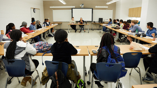 Classroom of students