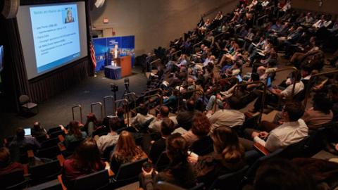 Genomics Lecture in Auditorium